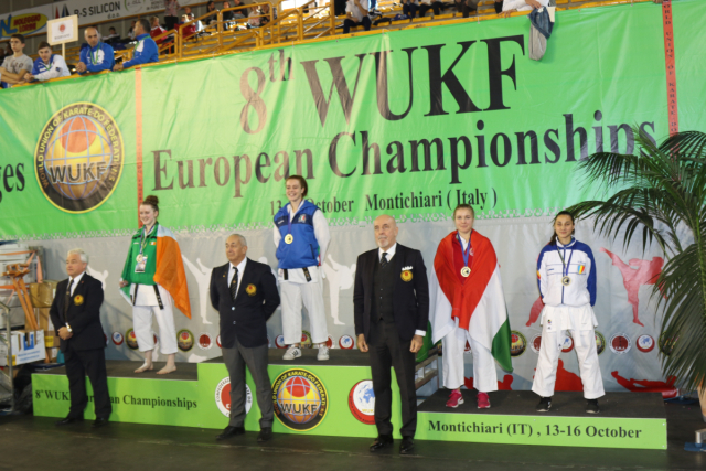 Radn�ti Bettina - Eur�pa-bajnoki 3. helyezett - kumite open (U21)