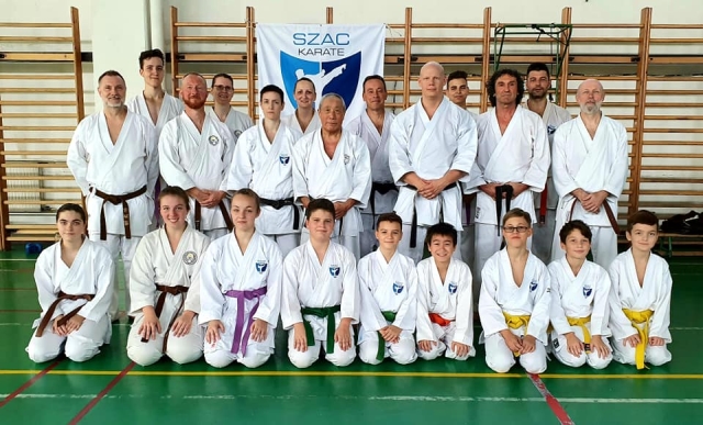 Csoportk�p Shibamori Mesterrel