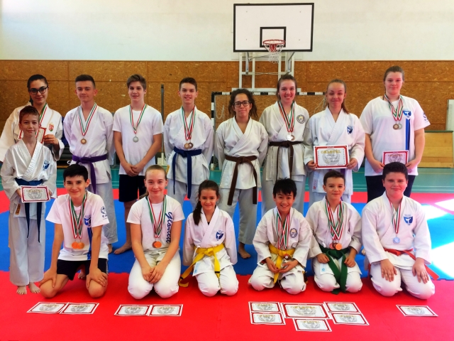 Wado-kai Magyar Bajnoks�g 2019 - 3. fordul� - SZAC Karate SE csapata